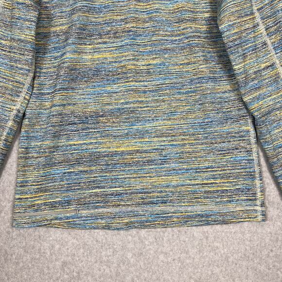 Lululemon Mens S ? Surge Warm 1/2 Zip in Space Dye Camo Deep Navy Alberta Lake - Picture 4 of 9